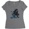 alien eats alien Women's Triblend Scoop T-shirt