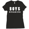 boys with blue eyes Ladies Fitted T-Shirt