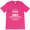 premium vintage 1983 classic perfectly aged limited edition T-Shirt