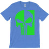 mad engine marvel brand punisher scar glow in the dark T-Shirt