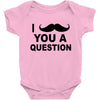i mustache you Baby Bodysuit