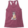 the big meowski Racerback Tank