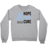 hope love cure stomach cancer awareness Crewneck Sweatshirt