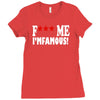 new david guetta f me i'm famous Ladies Fitted T-Shirt