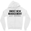 under new management just married Zipper Hoodie