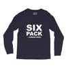 six pack coming soon mens Long Sleeve Shirts