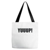 yuup humour Tote Bags