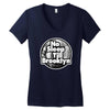 no sleep till brooklyn Women's V-Neck T-Shirt