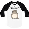i am in love with cats 3/4 Sleeve Shirt