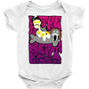 the beateggs !!! purple Baby Onesie