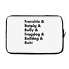 frenchies united Laptop sleeve