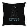 best dad in the galaxy Throw Pillow