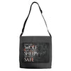 Leave One Wolf Alive And The Sheep Are Never Safe Adjustable Strap Totes