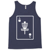 disc golf ace card target chains frisbee basket Tank Top