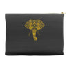 tribal print elephant geometric gold animals cool Accessory Pouches