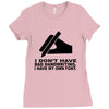 i have my own font Ladies Fitted T-Shirt