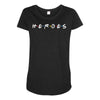 Heroes Maternity Scoop Neck T-shirt
