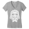 kylo ren helmet w Women's V-Neck T-Shirt