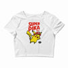 super pika bros Crop Top