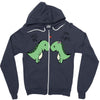 t rex problems Zipper Hoodie