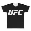ufc white logo All Over Men's T-shirt