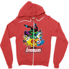 nick fureon's eevengers Zipper Hoodie