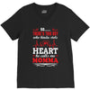 There's This Boy Who Stole My Heart He Calls Me Momma V-Neck Tee