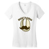 mustachio Women's V-Neck T-Shirt