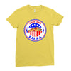 vote for pizza president democrat Ladies Fitted T-Shirt