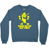peanut butter jelly time banana Crewneck Sweatshirt