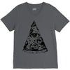 illuminati pizza V-Neck Tee