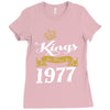 kings are born in 1977 Ladies Fitted T-Shirt