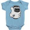 mickey beer Baby Onesie