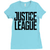 justice league Ladies Fitted T-Shirt