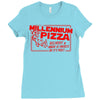 millennium pizza Ladies Fitted T-Shirt
