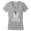 Trust Me i'm Doctor Women's V-Neck T-Shirt