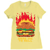 burger fever Ladies Fitted T-Shirt