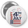 happy 4th of july Pin-back button