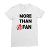 Avengers More Than A Fan Ladies Fitted T-Shirt