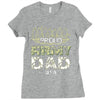 proud army dad 5 Ladies Fitted T-Shirt