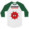Superhero On The Way 3/4 Sleeve Shirt