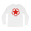 military starfunny retro army war vietnam usa britain fashion Long Sleeve Shirts