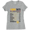 Gemini Facts Servings Per Container Ladies Fitted T-Shirt