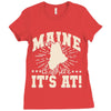 maine Ladies Fitted T-Shirt
