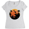 Life Of Leon King Women's Triblend Scoop T-shirt