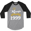 kings are born in 1999 3/4 Sleeve Shirt