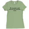 neuroscience humor Ladies Fitted T-Shirt