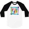 pop off brush 3/4 Sleeve Shirt