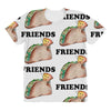 Best Friends Tacos All Over Women's T-shirt