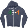 conor stop him at 49 1 Zipper Hoodie